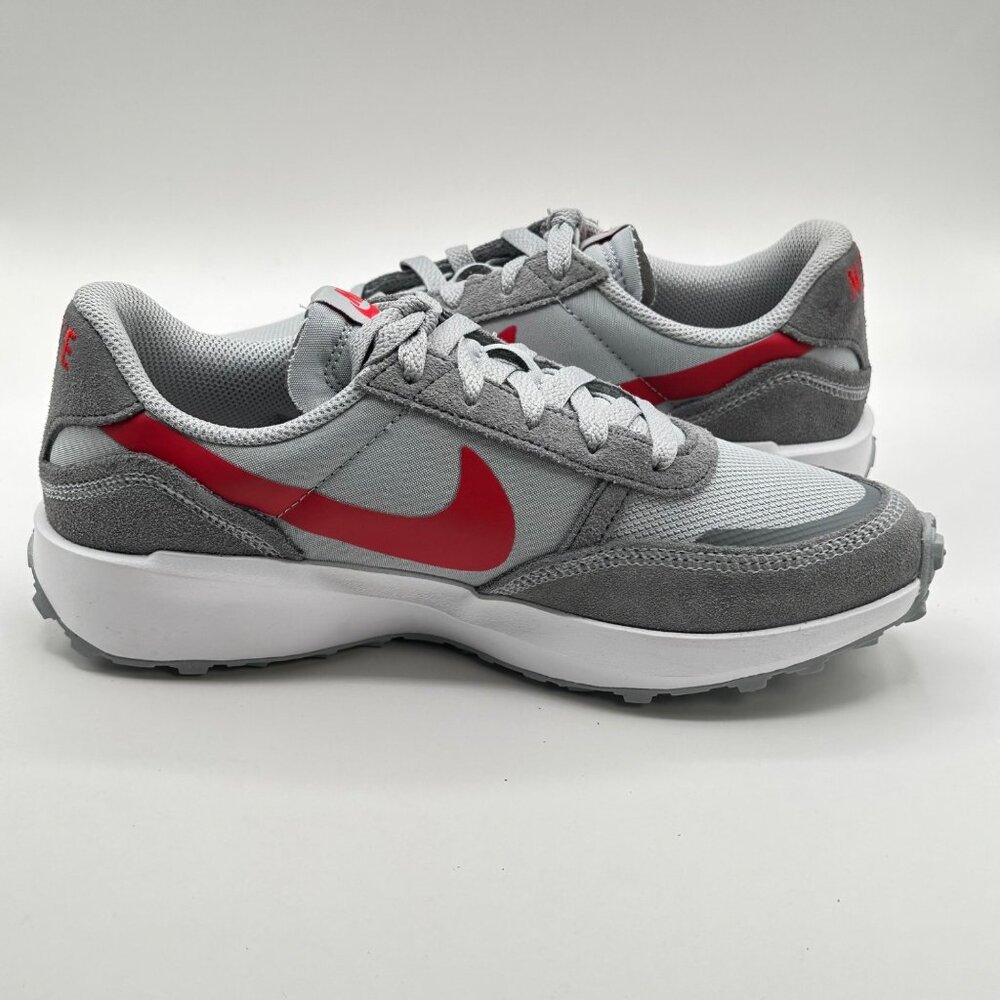 Nike Waffle NAV  Wolf Grey University Red FJ4195-004 Size Women's 7.5  / Men's 6 - Picture 9 of 12